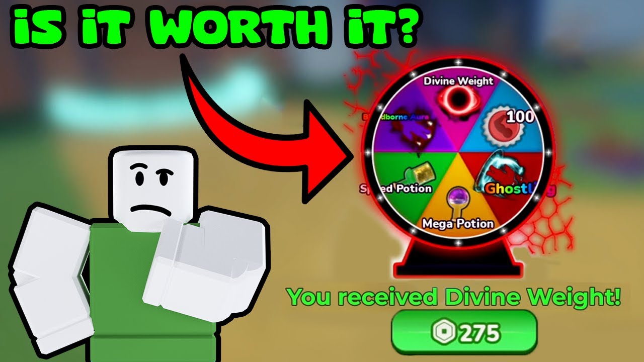 BUYING ALL ITEMS ON THE *NEW* FORTUNE SPIN ON GYM LEAGUE ROBLOX