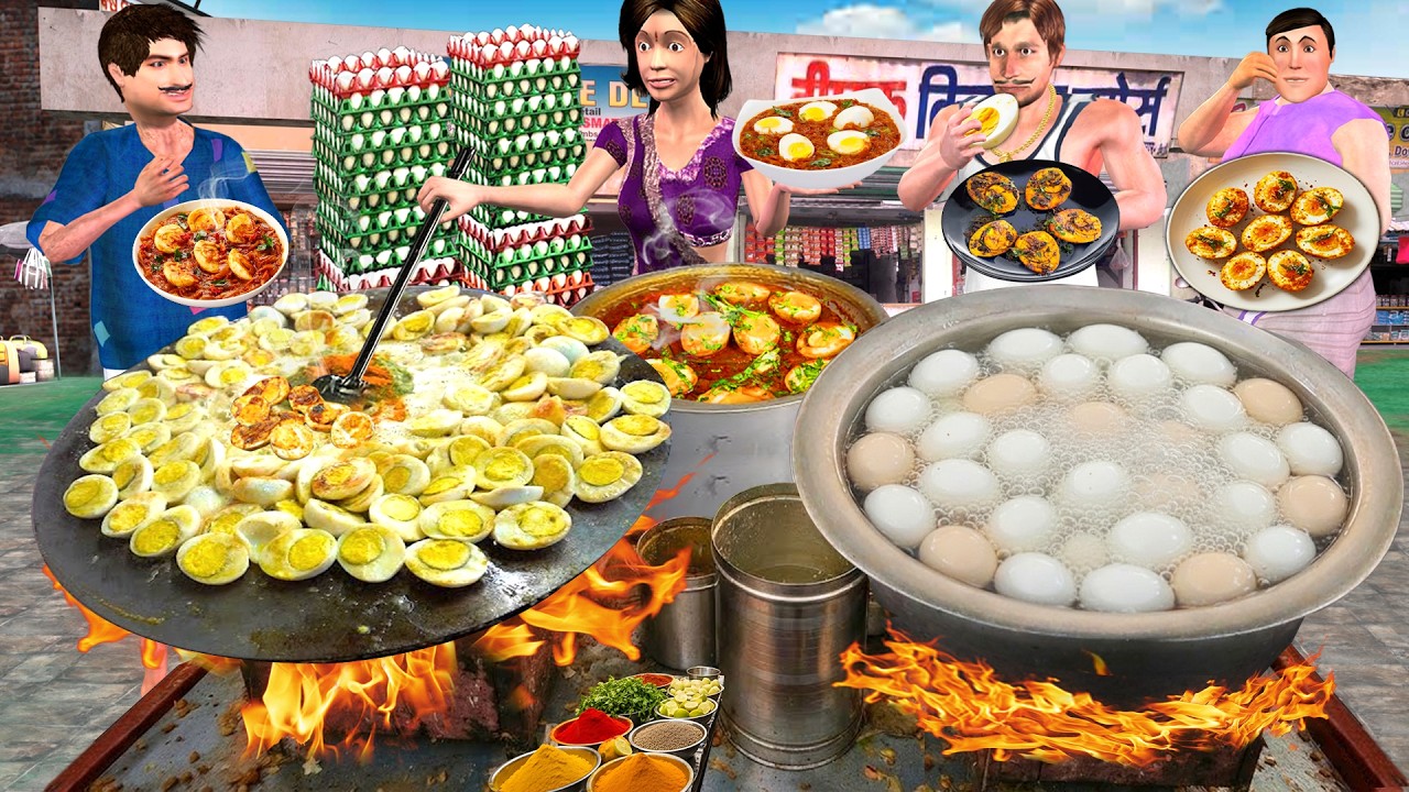 उबले अंडे विक्रेता Vidhwa Boiled Egg and Chutney Wala Comedy Hindi Kahaniya