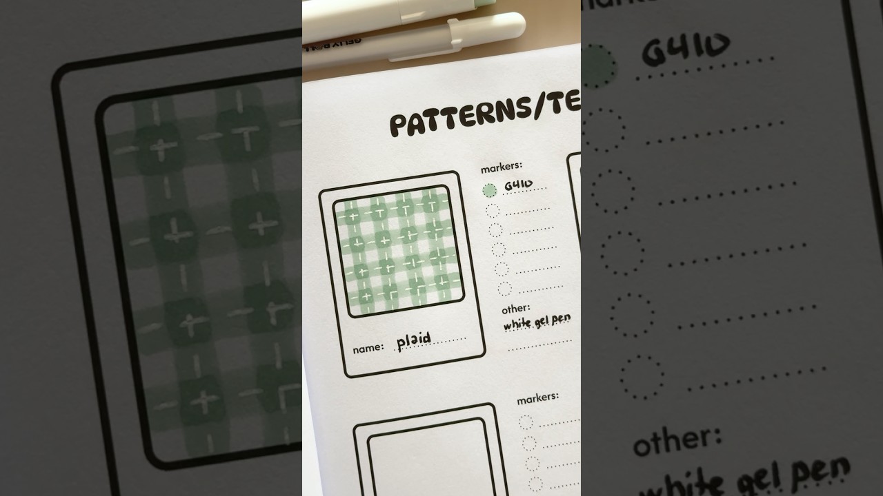 🌟 Tutorial Alert: Easy Plaid Pattern 🌟 #coloringworkbook #alinacoloringbooks #tutorial #pattern