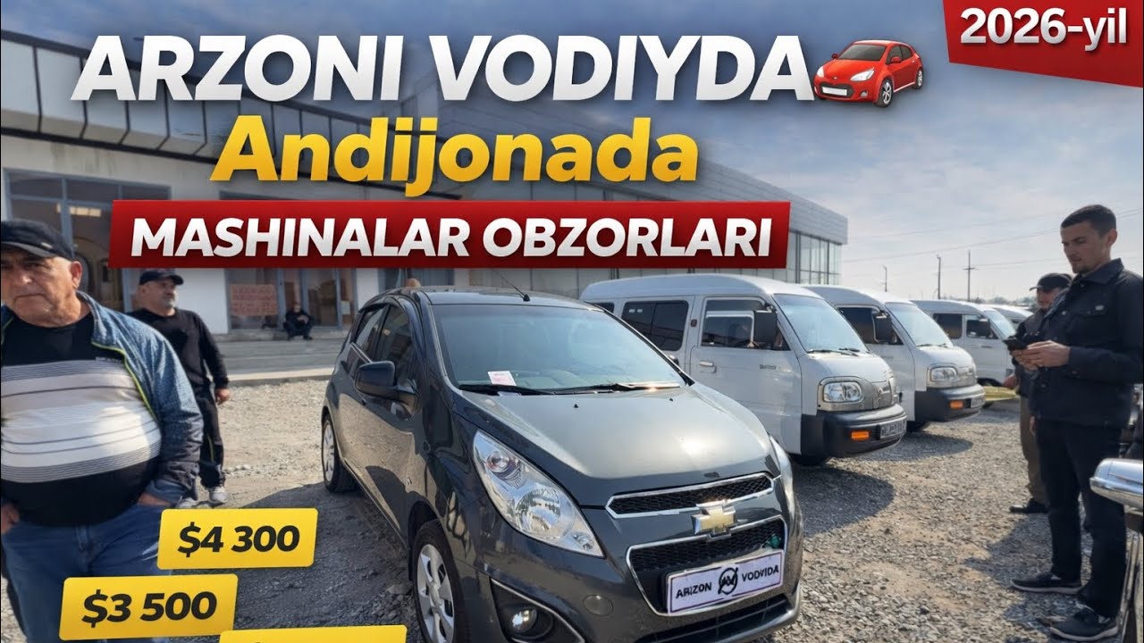Avtomobillar narxlari bilan tanishing!!