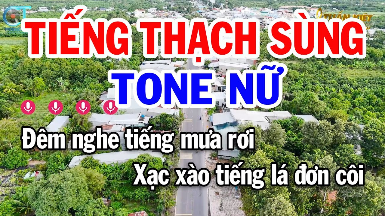 Karaoke Tiếng Thạch Sùng Tone Nữ ( G#m ) Nhạc Sống Mới Dễ Ca | Karaoke Tuấn Kiệt