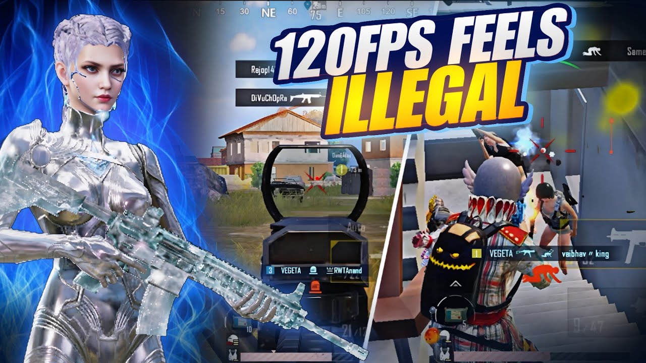 SOLO vs SQUAD 120 FPS CLUTCHES 🔥 iPhone 16 Pro Max Gaming Pubg Test | 120 FPS iPhone 16 Pro Max Test