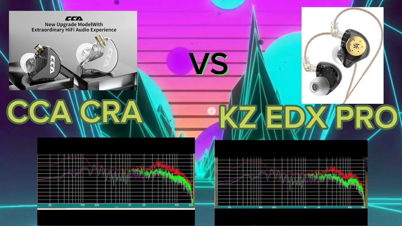 CCA CRA vs KZ EDX PRO ⚡ comparaci&oacute;n 8D y 4D mejores INEAR / calidad precio (cu&aacute;l es mejor) #kz #cca