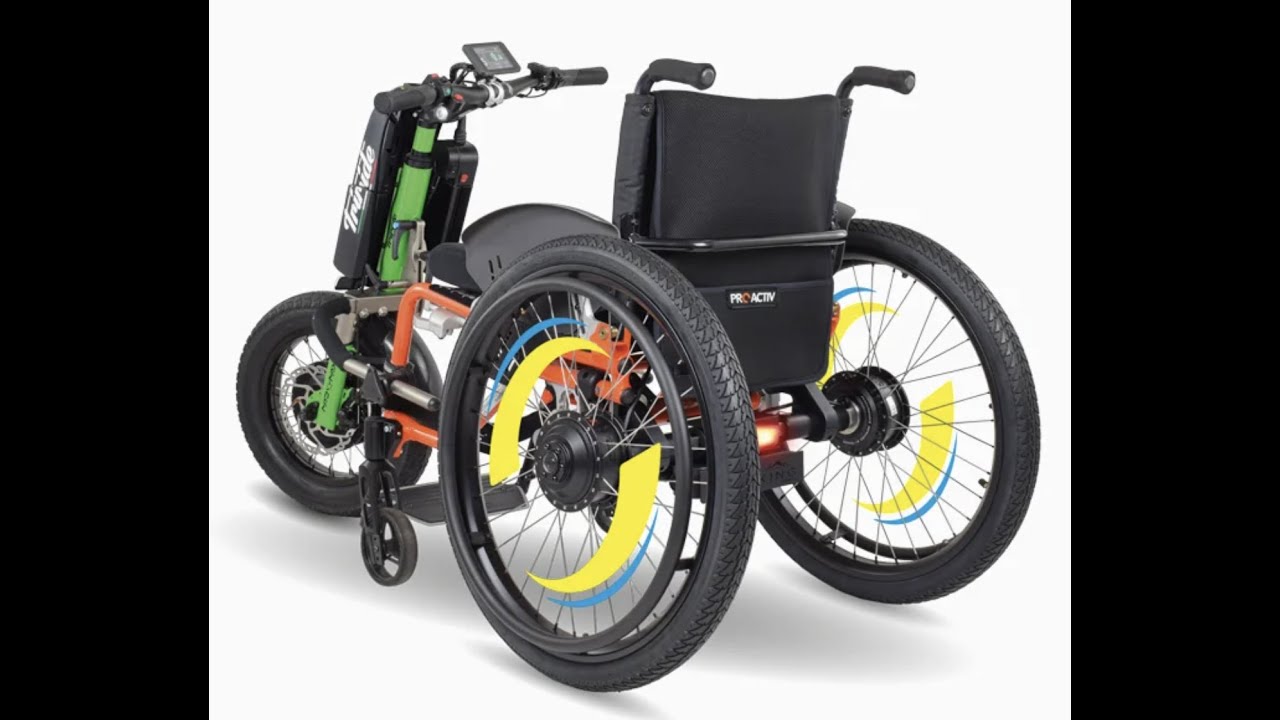Triride TREKKING power wheels - quick JOYSTICK accessory demo!