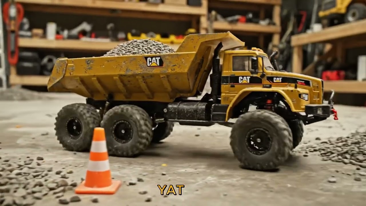 Ultra Realistic RC Construction Trucks Transporting Heavy Machinery