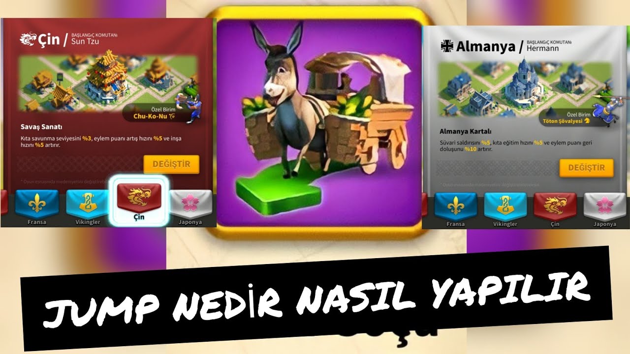 ROK Jump nedir nasıl yapılır Rise of kingdoms