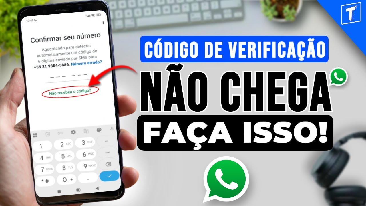 Como RECEBER o CÓDIGO de VERIFICAÇÃO do WhatsApp por EMAIL SEM NÚMERO!