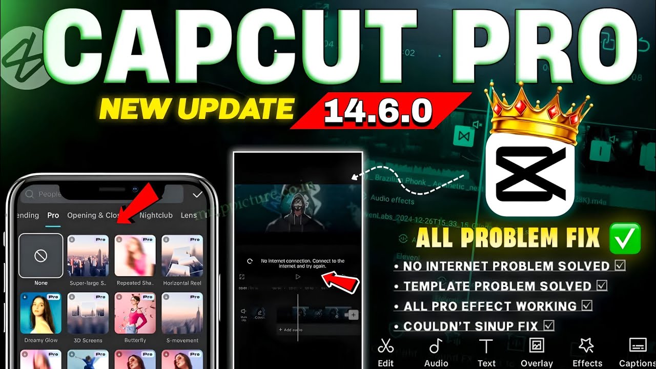 Capcut 14.6.0 Update | Capcut PRO Export & No Internet Problem Fix | Capcut New Update - A1YT