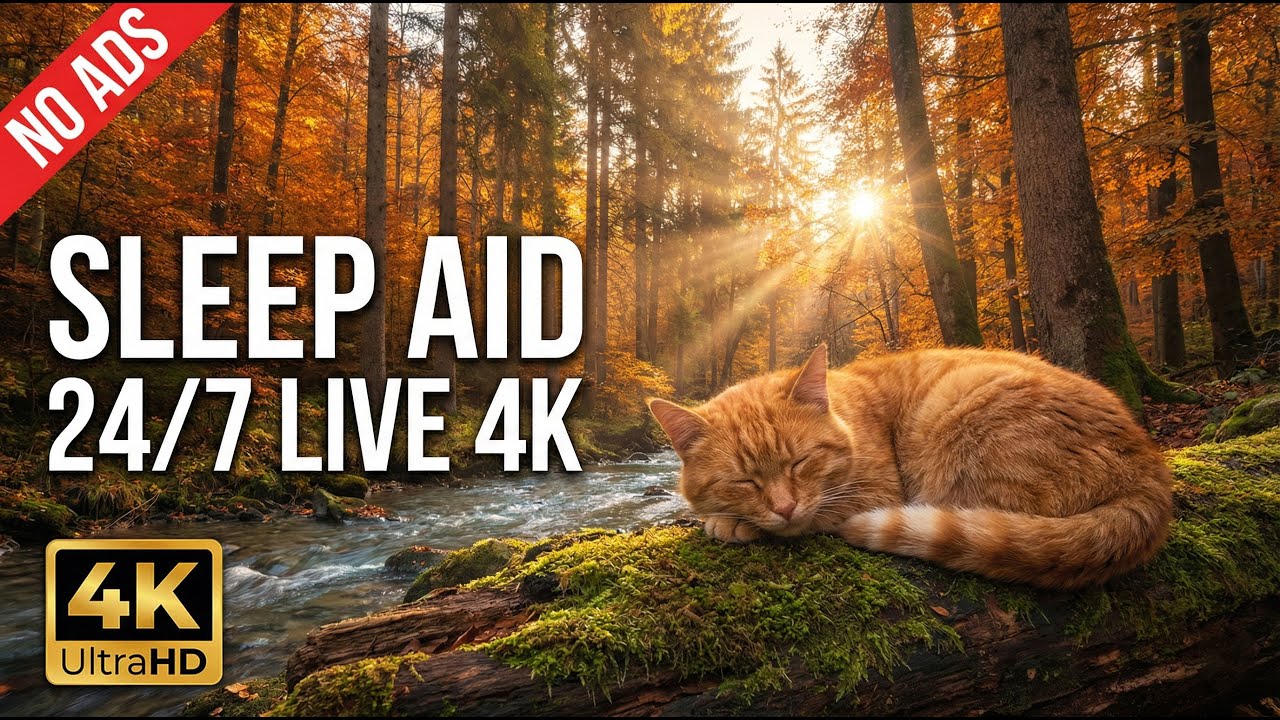 🕛🐾 24 Hours of Calming Cat Music | Gentle Piano for Cats to Sleep & Reduce Separation Anxiety