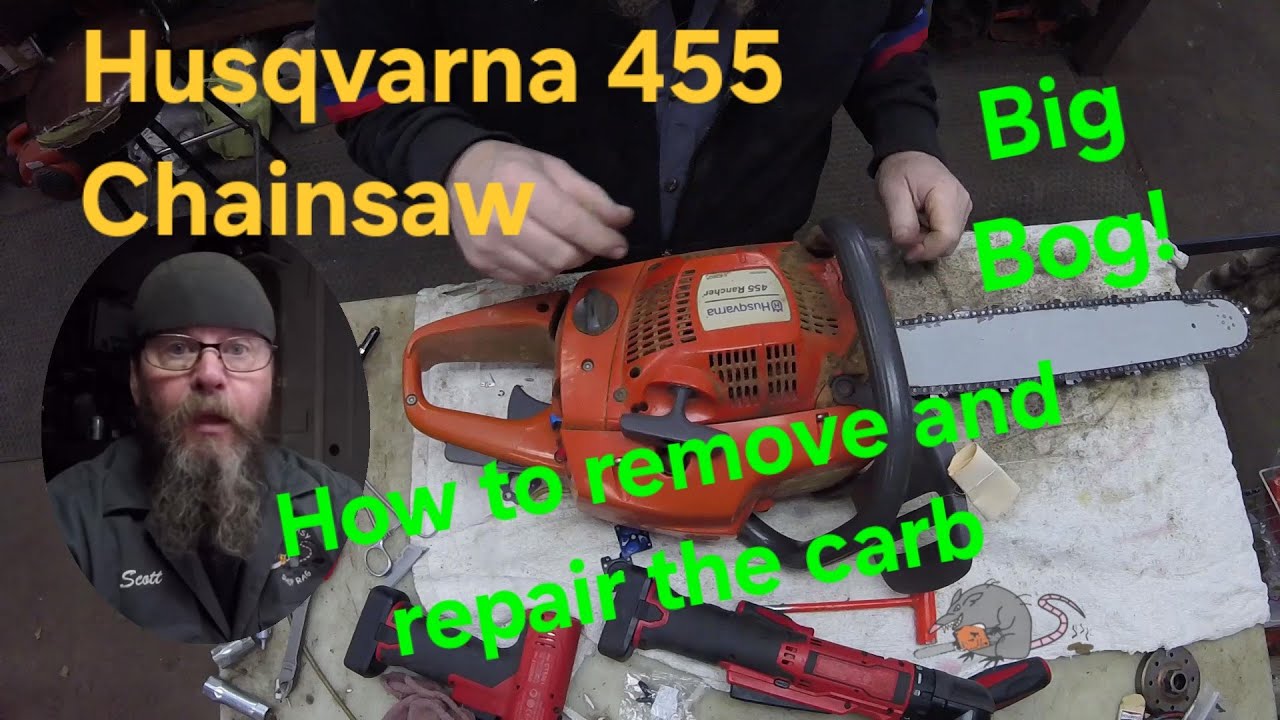 У бензопилы Husqvarna 455 большая загвоздка — УСТРАНЕНО!