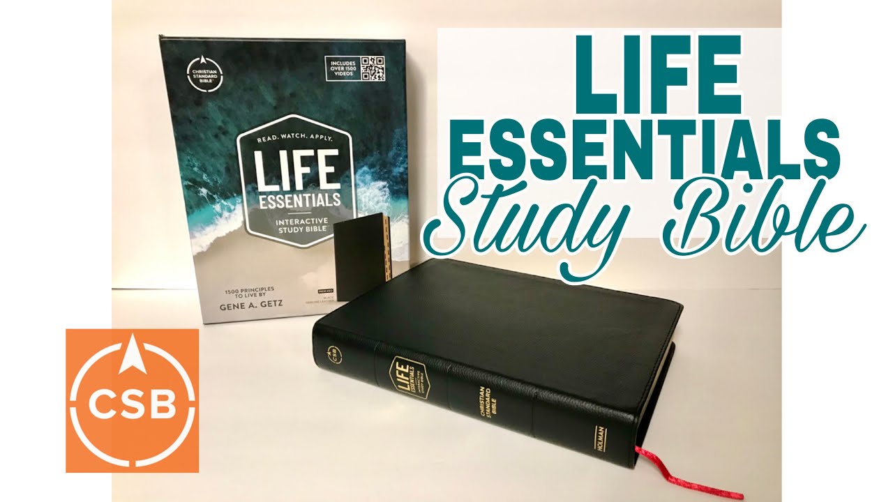 CSB Life Essentials Study Bible Review Genuine Leather