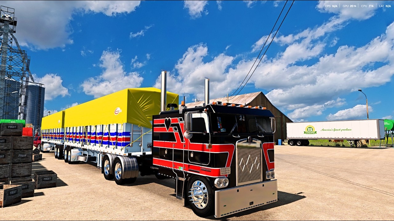 Conduciendo Kenworth K100 por carreteras peligrosas de México
