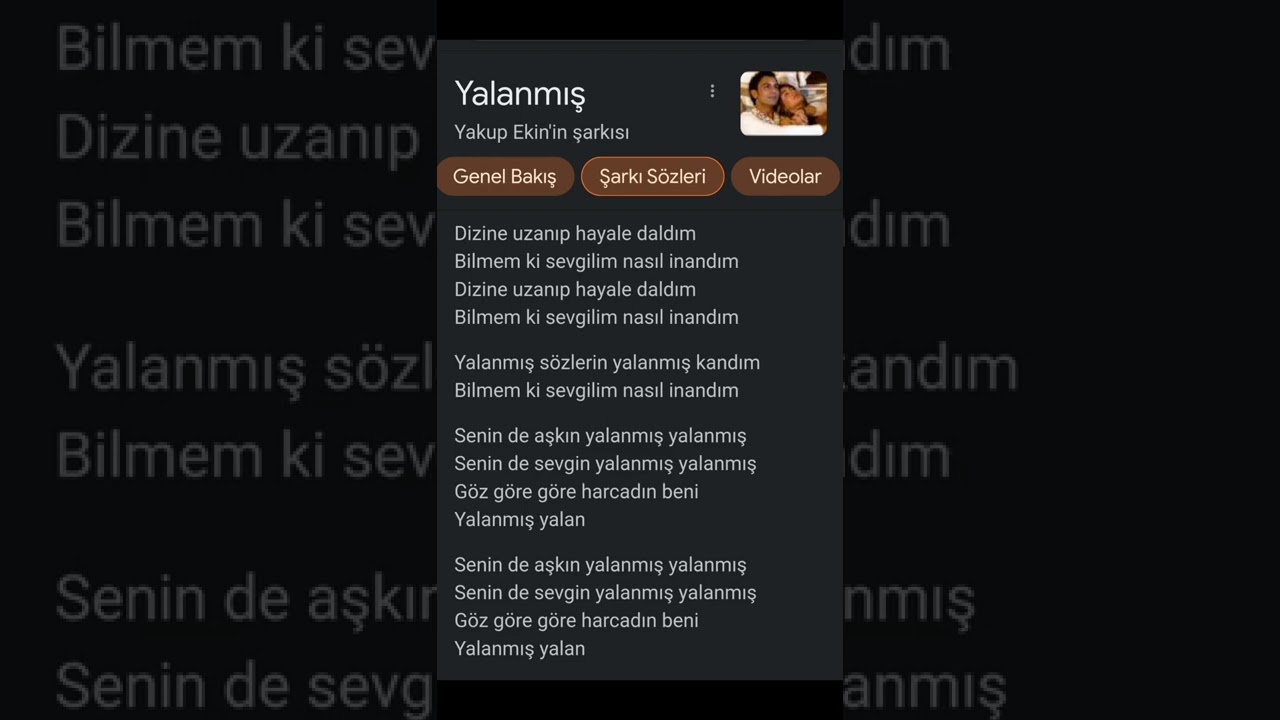 Yakup Ekin-Yalanmış Karaoke