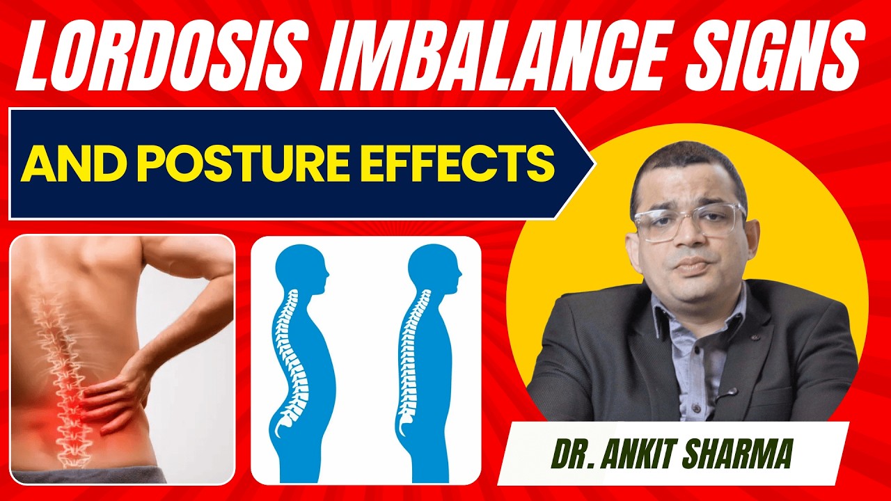 कम या अधिक लॉर्डोसिस के लक्षण पहचानें | Lordosis Imbalance Signs and Posture Effects
