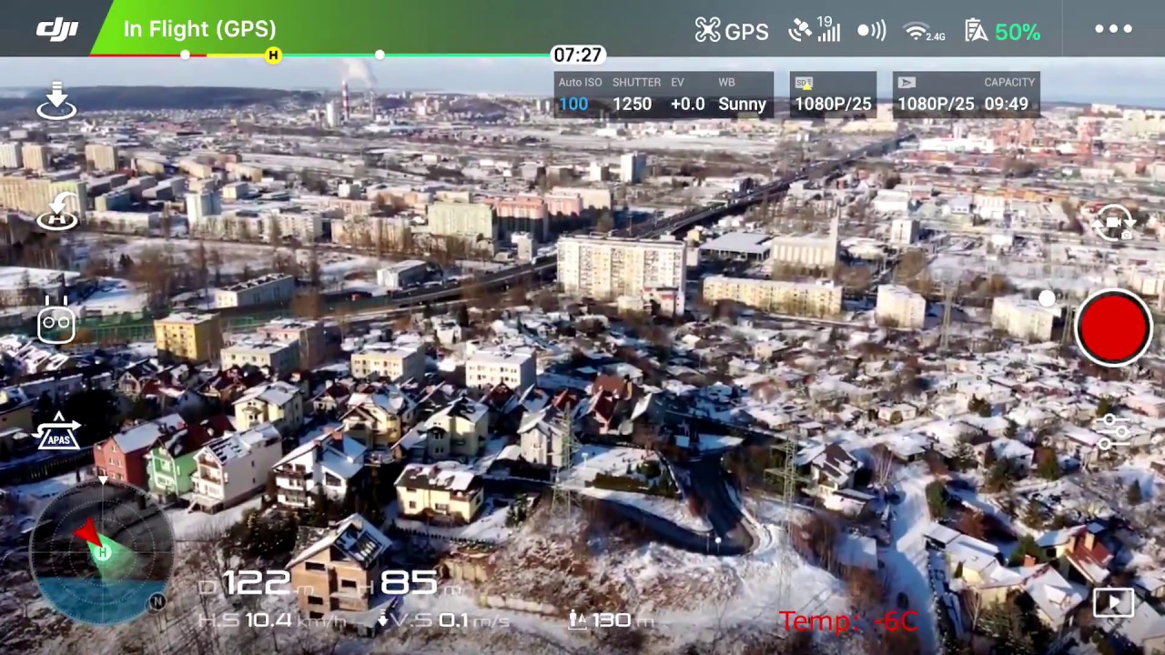 DJI Mavic AIR - test zasięgu oraz wykrywania przeszkód (kable wysokiego napięcia)