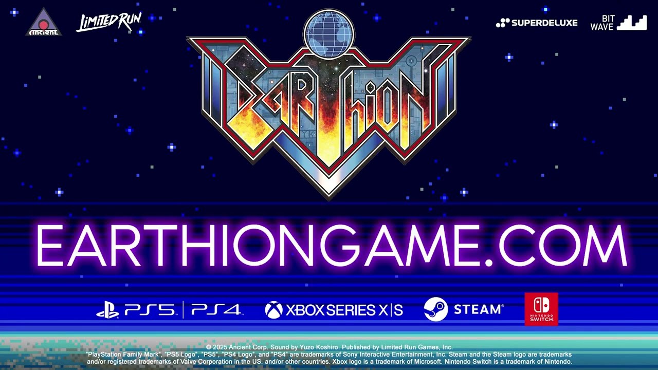 Earthion - PlayStation 5 & Nintendo Switch - Trailer - Retail [Asia English]