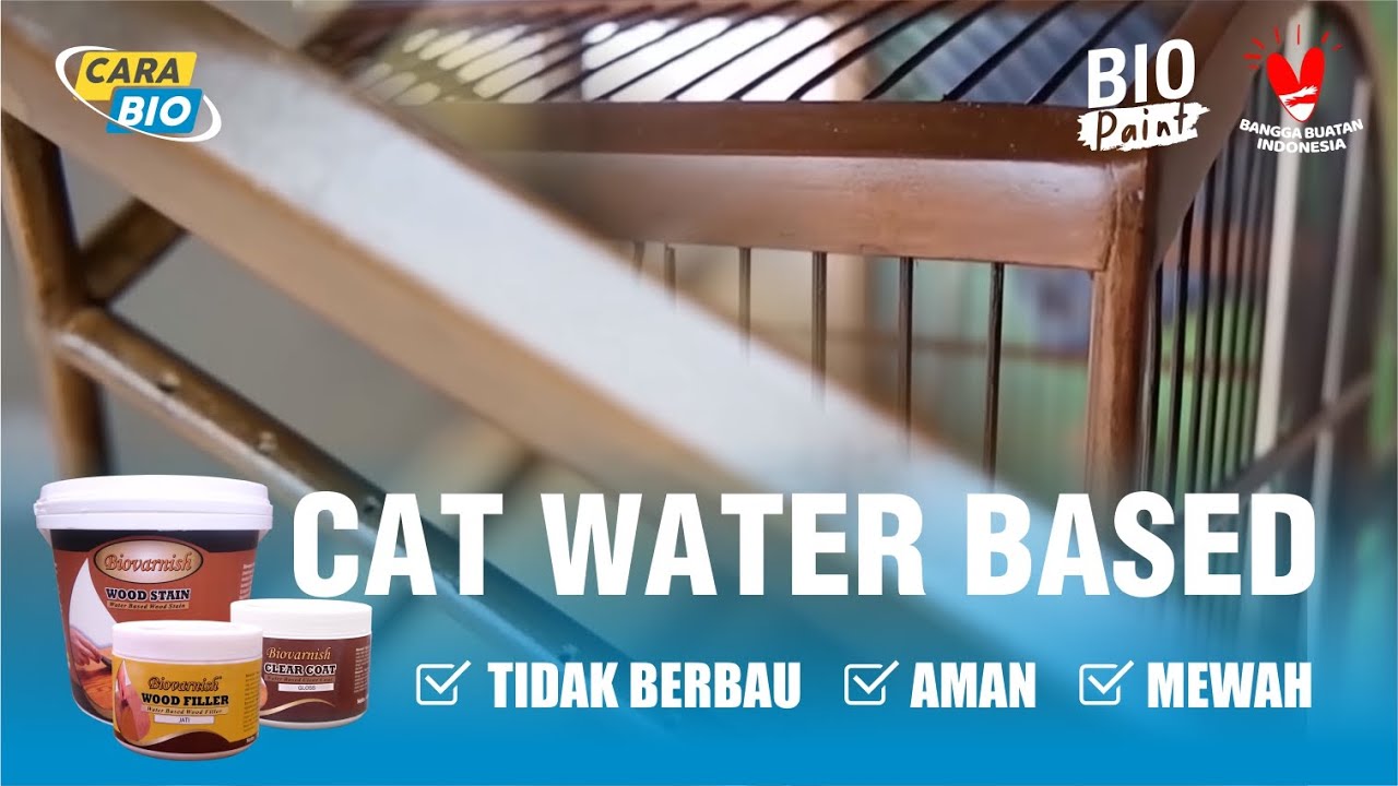 Cara Mudah Finishing Sangkar Burung Aman Menggunakan Cat Kayu Water Based