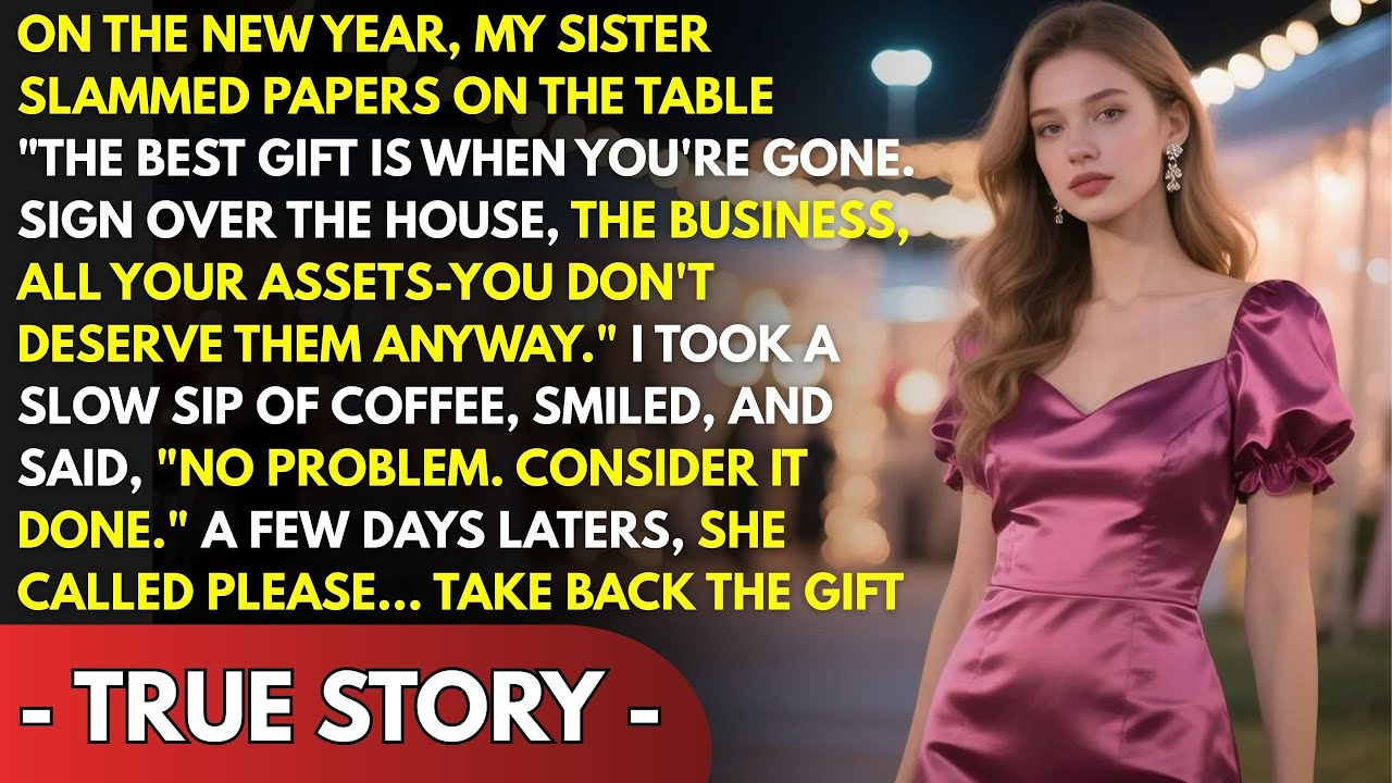THE BEST GIFT IS WHEN YOU’RE GONE” MY SISTER SAID ON THE NEW YEAR AND DEMANDED I GAVE THEM