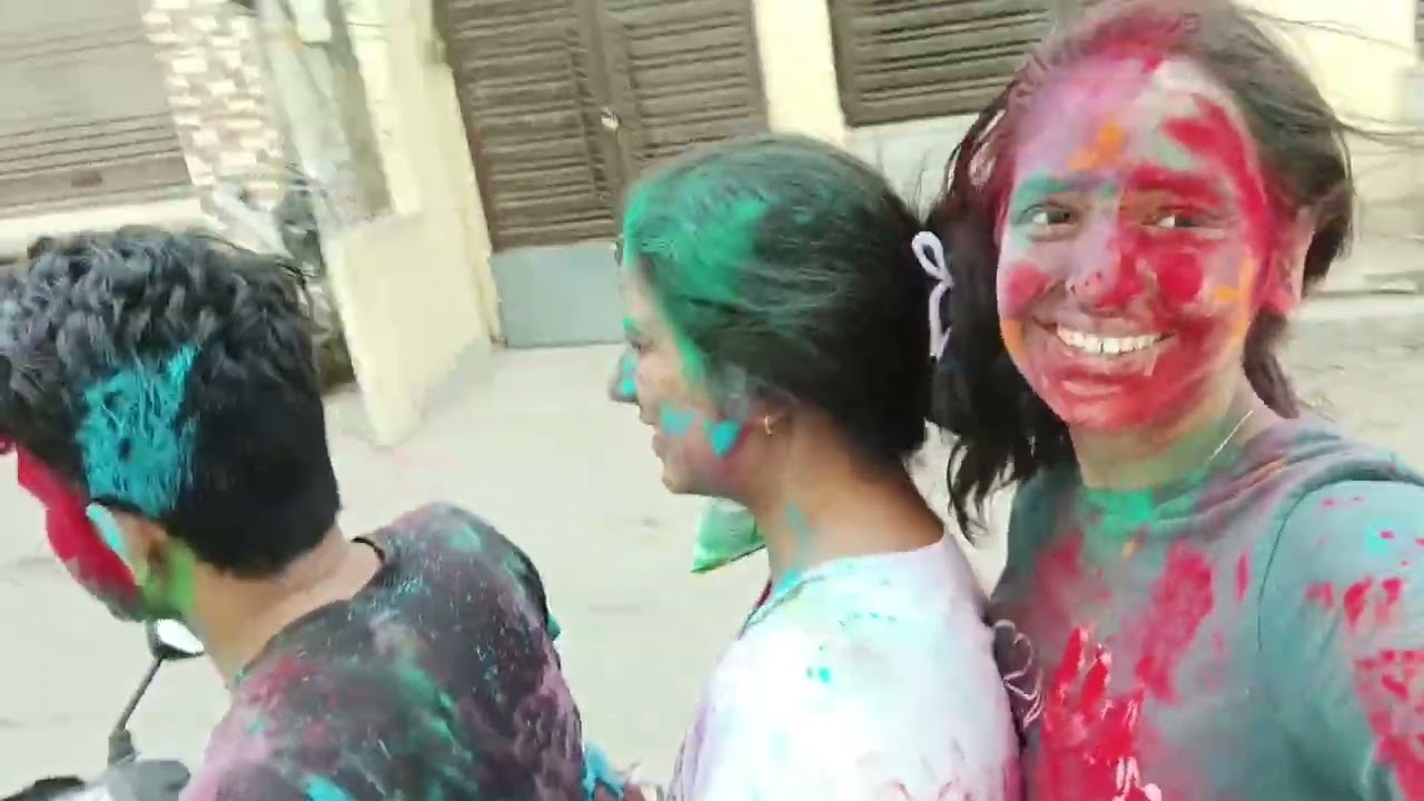 Happy Holi 🫟 2026 हम सब लोगों ने की बहुत मस्ती🫰