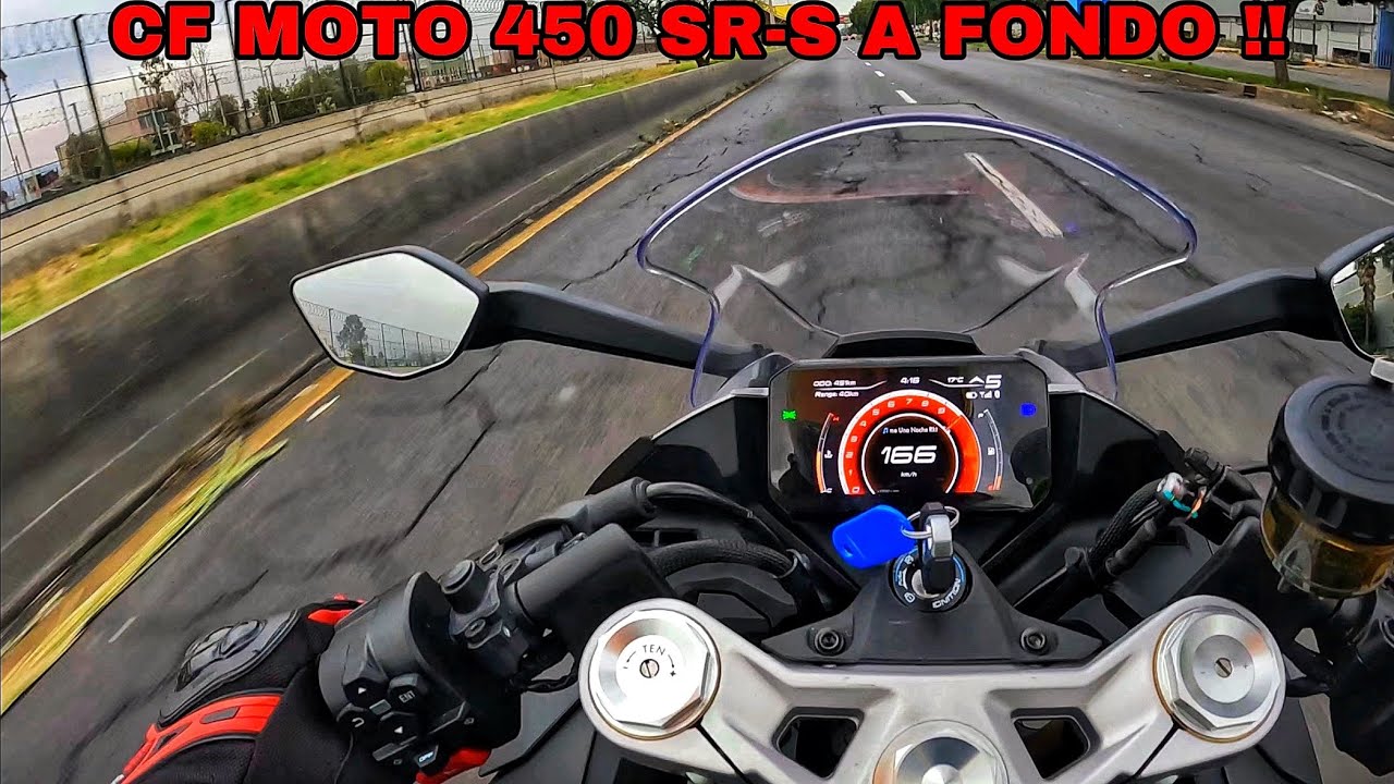 PRUEBA DE MANEJO A FONDO CF MOTO 450 SR-S 2024🔥 TOP SPEED🚀 LO TIENE TODO✅ ES UNA BRUTALIDAD😱 ALV!