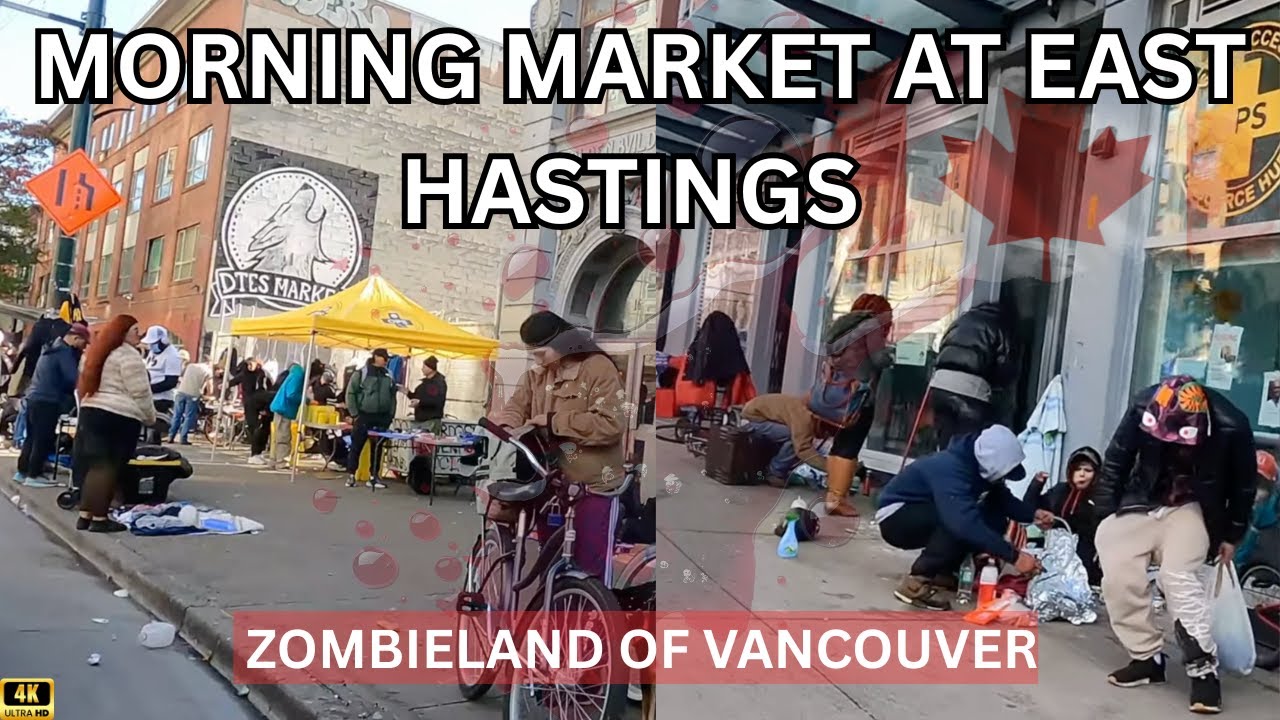 MARKET AT EAST HASTINGS | ZOMBIELAND | EAST HASTINGS STREET | 4KWALK | POV | AMSR | EP 88