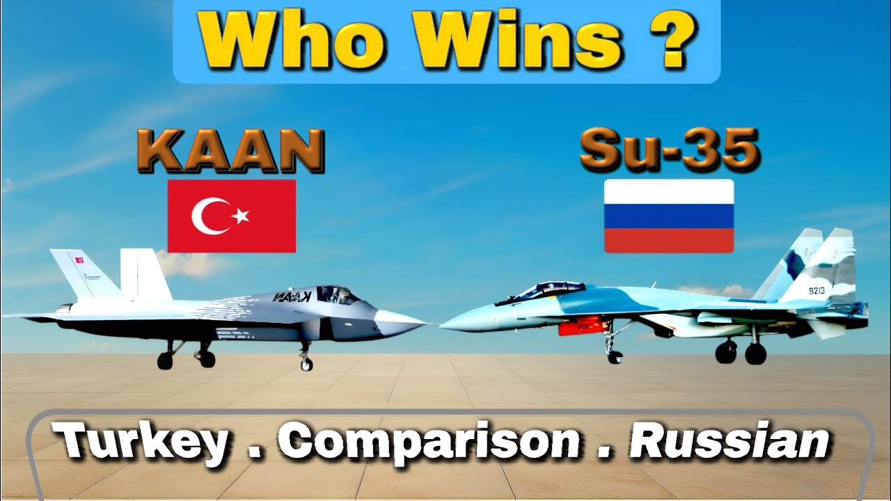 KAAN 🇹🇷 vs Su-35S 🇷🇺 | Full Fighter Jet Comparison | Flanker Edition