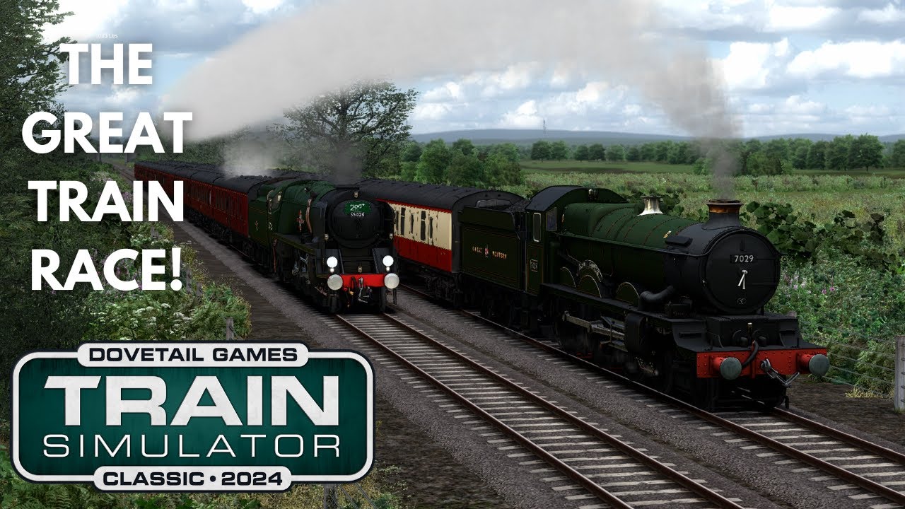 The GREAT Train Race!! 7029 & 35028 Along The Sea Wall! | LIVE TSC 🔴