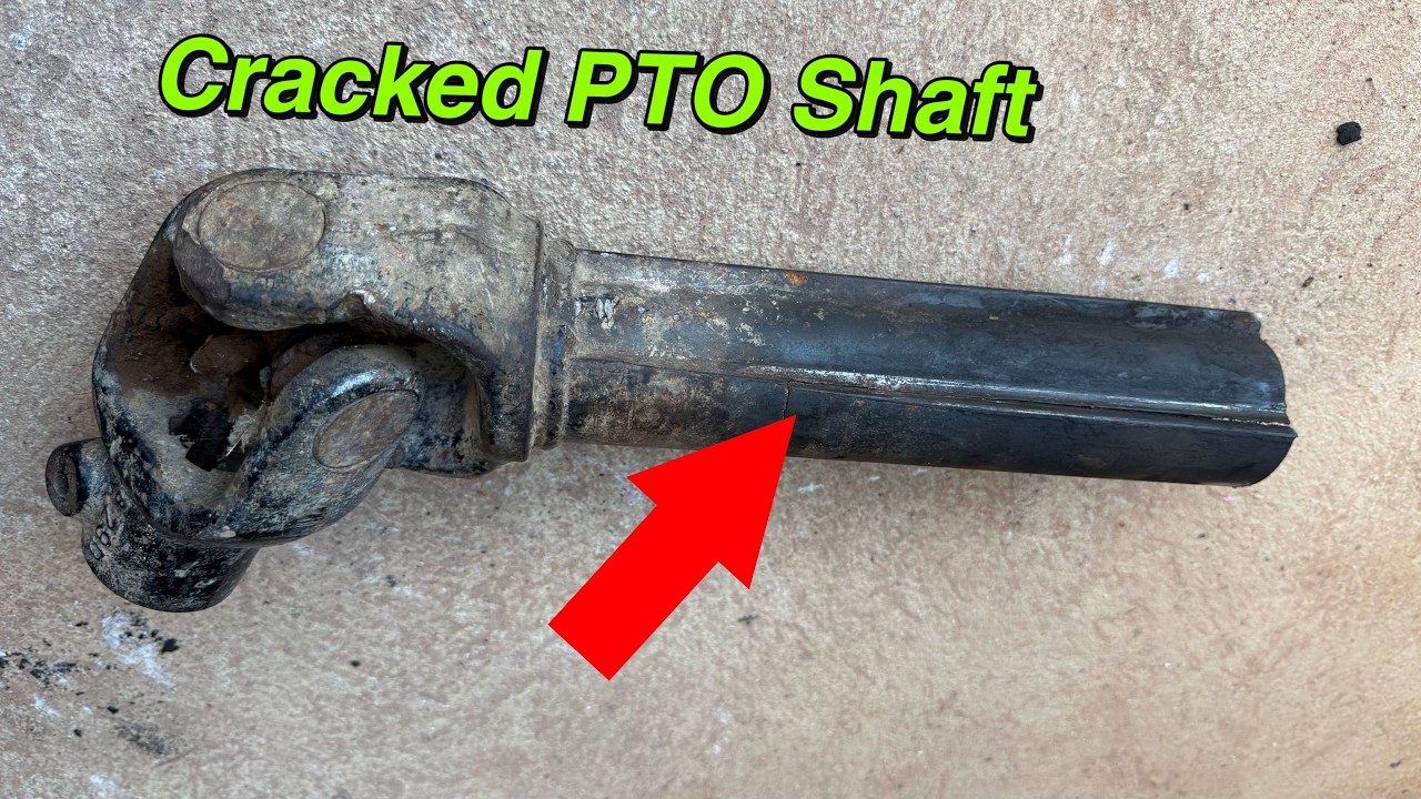 Fixing A CRACKED PTO Shaft With A New Slip Tube Replacement