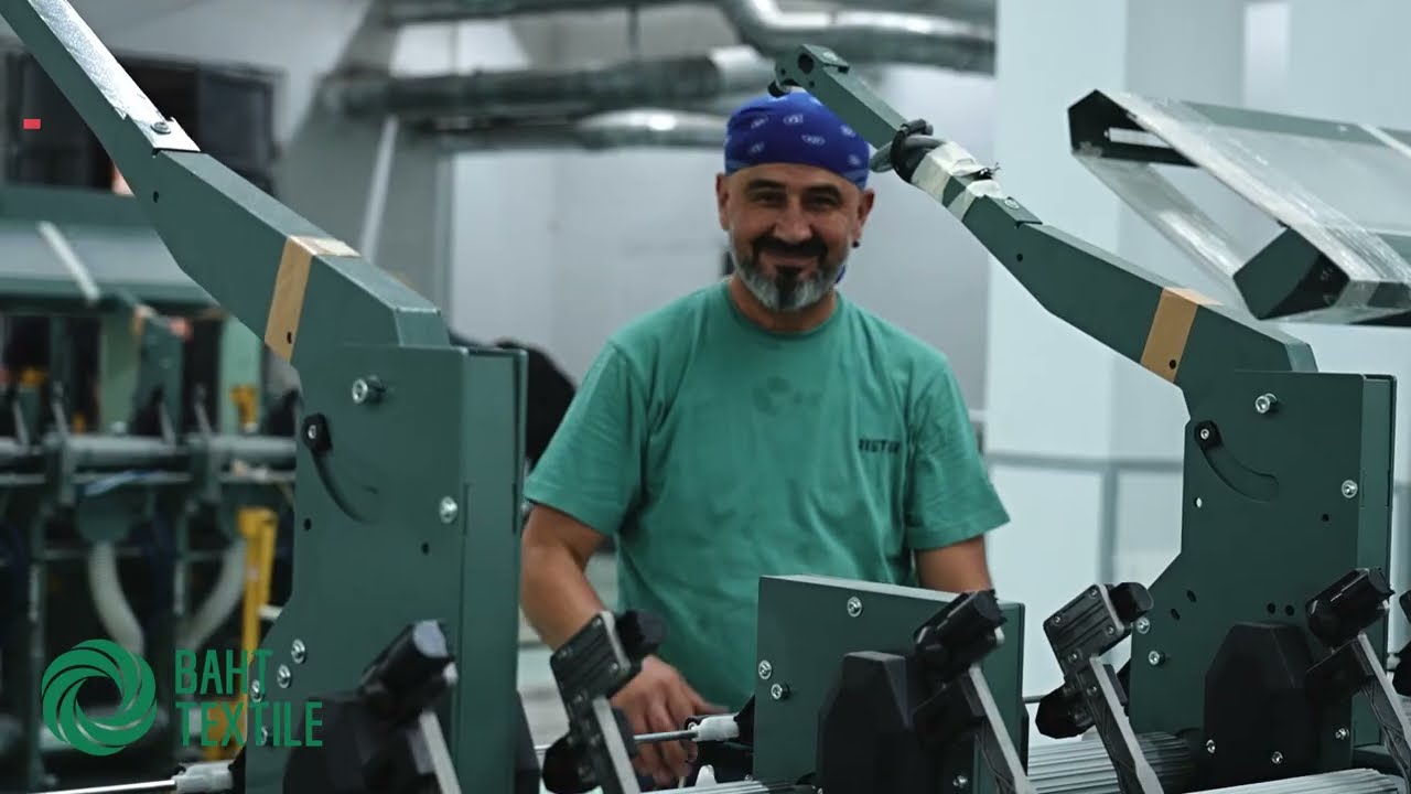 UZBEKISTAN, Spinning factory in Navoi, BAHT TEXTILE