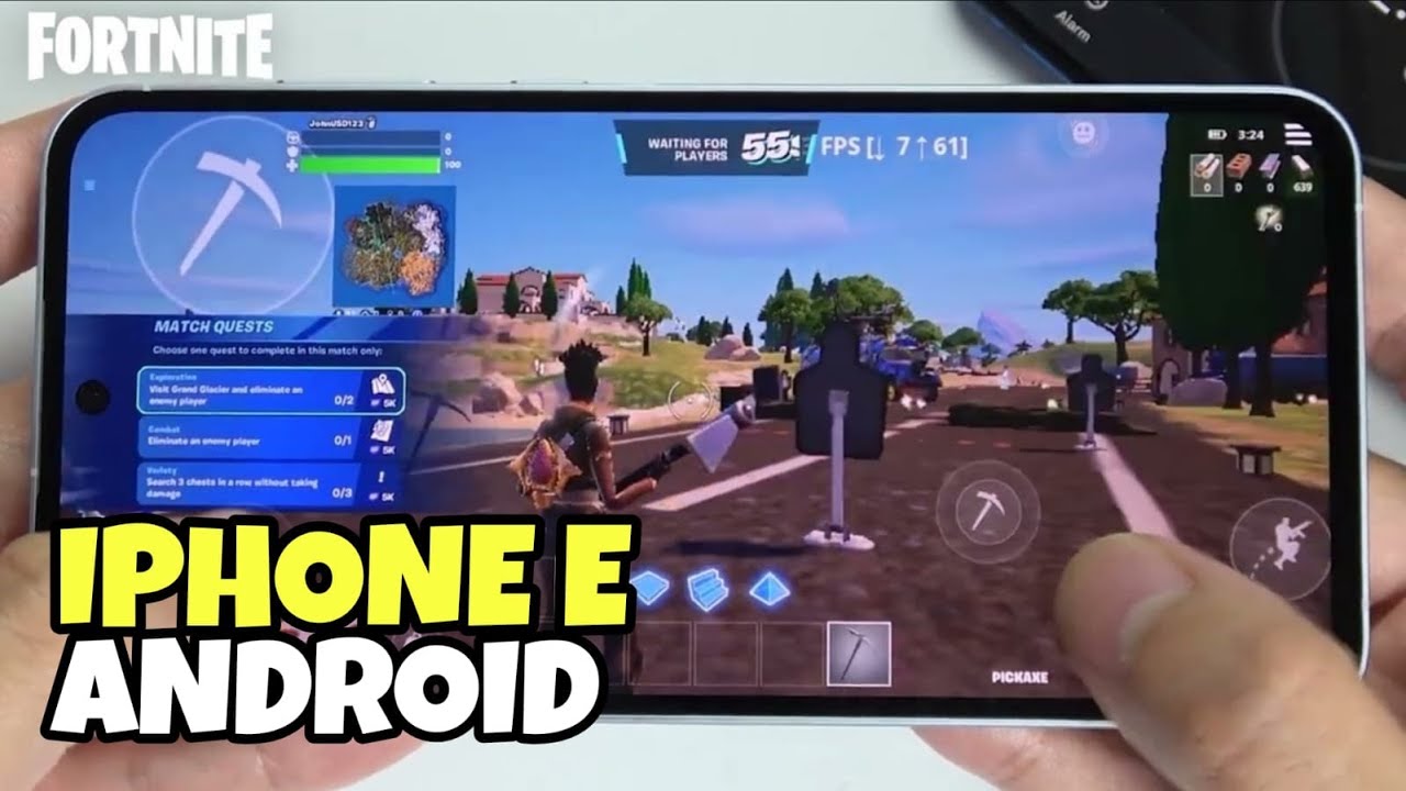 COME SCARICARE FORTNITE SU IPHONE E ANDROID nel 2026 E GIOCARE DA TELEFONO!😍 FORTNITE SUL TELEFONO!