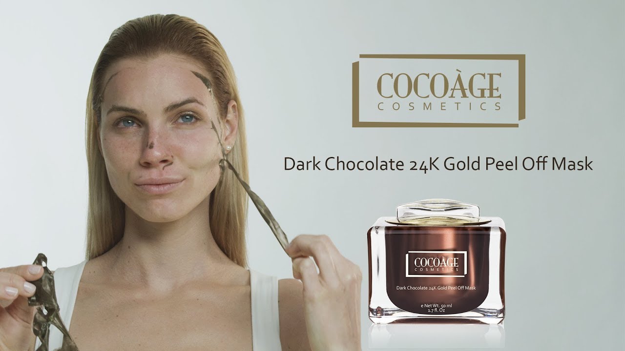 The Best Chocolate Mask for Dry Skin - Coco&agrave;ge Dark Chocolate 24K Gold Peel Off Mask