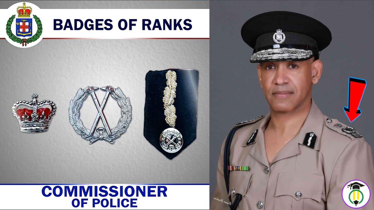 RANKS and EMBLEMS inside the JCF 🇯🇲