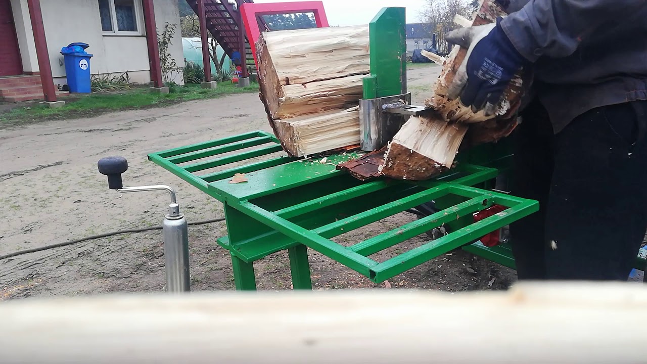 Łuparka hydrauliczna nóż na 4 części