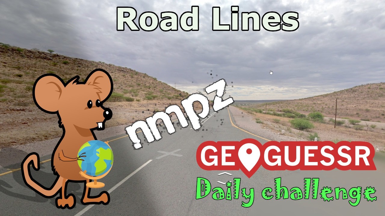 Geoguessr Daily Challenge - NMPZ - Road Lines Can Be A Good Way To Guess The Country