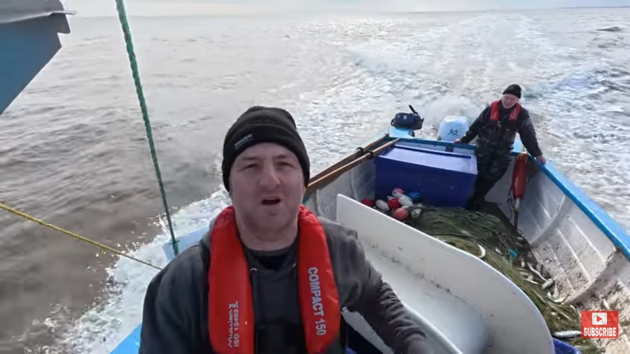Two shoots on the first of the flood tide. Plenty of herring in drift nets.   Beach boat sea fishing