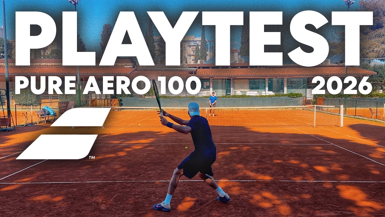 PLAYTEST BABOLAT PURE AERO 100 2026 - (court level tennis)