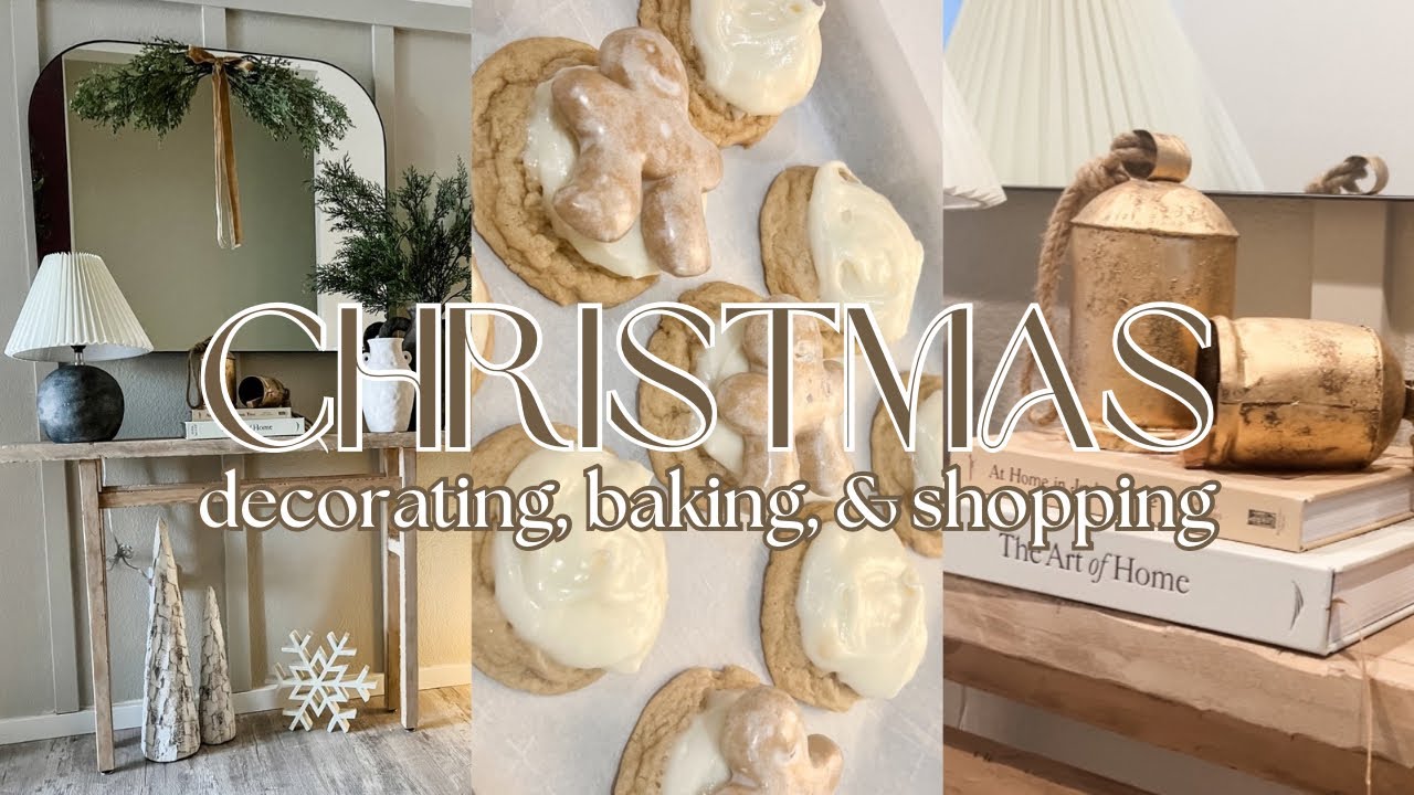 *COZY* CHRISTMAS DECOR IDEAS 2024| CHRISTMAS MARKET SHOPPING & BAKING