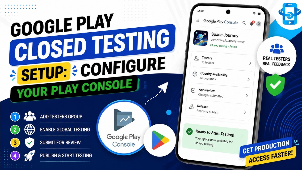 Google Play Closed Testing Setup: Configure Your Play Console for Real Testers
