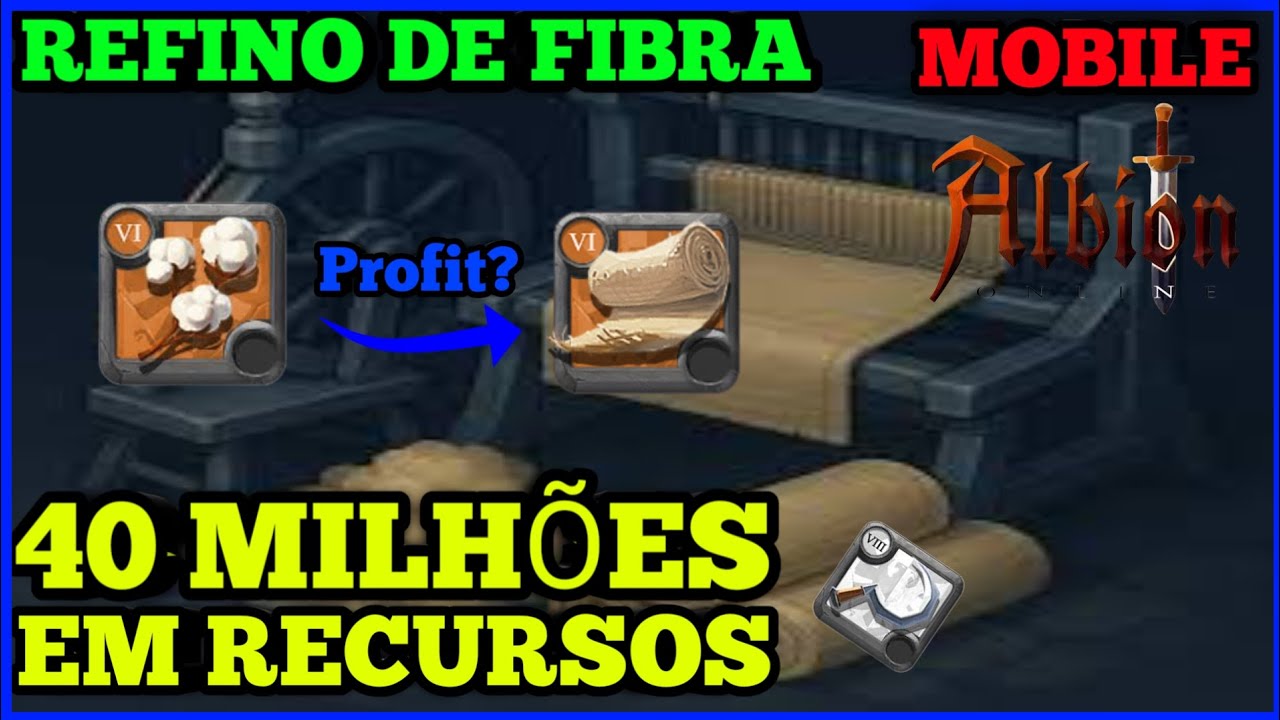 REFINEI TUDO OQUE EU COLETEI ⚒️ ( Albion Online)