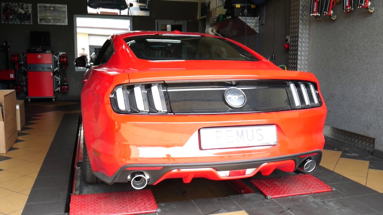 Ford Mustang 2.3 Ecoboost with REMUS valve exhaust system