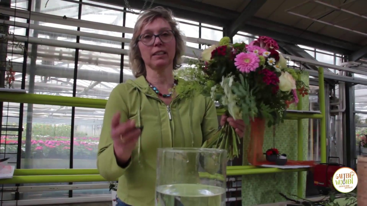 Strauß-Binden mit Heike Böhmer