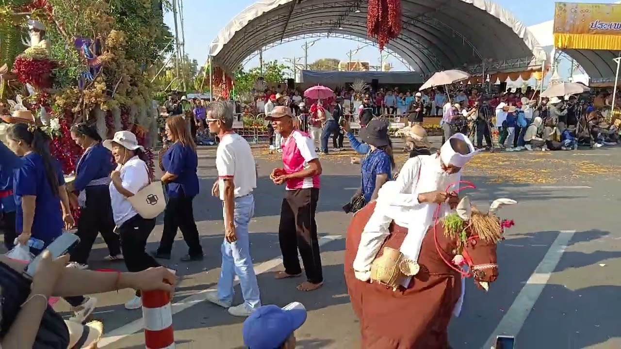 ขบวนแห่พระเวสสันดร งาน #บุญผะเหวดร้อยเอ็ด