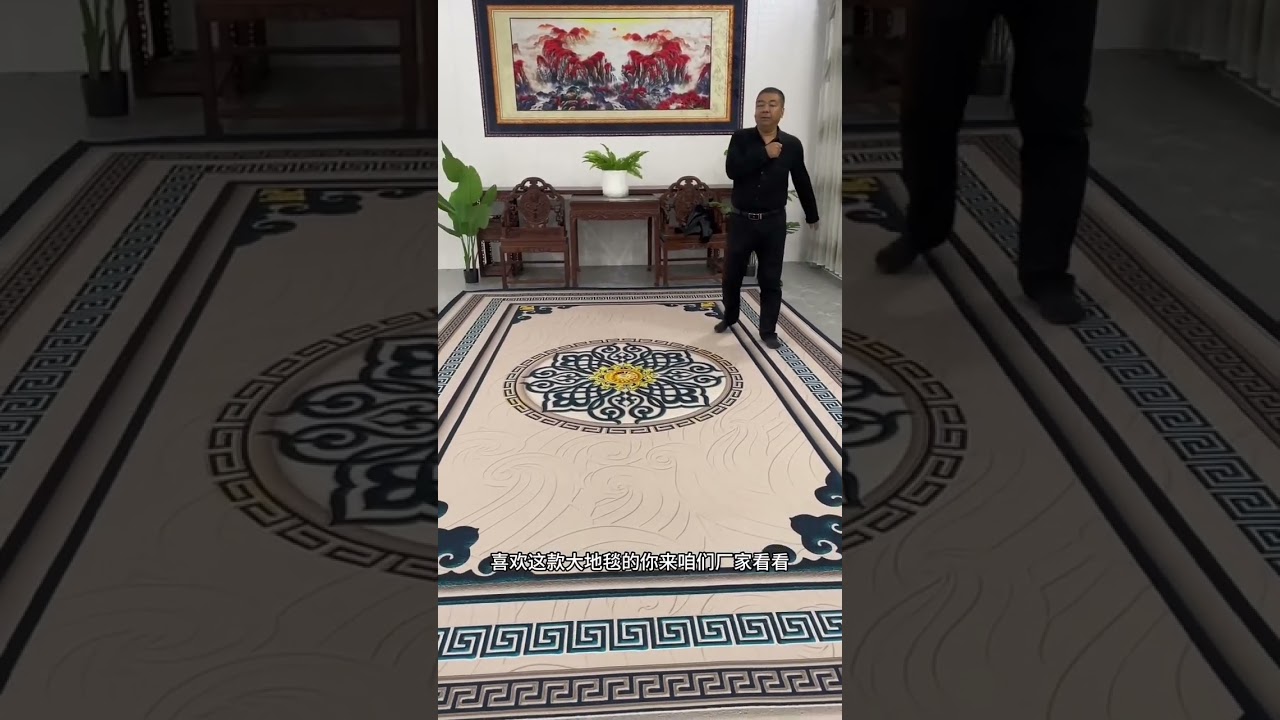 Vibrant livingroom carpet#shortvideo