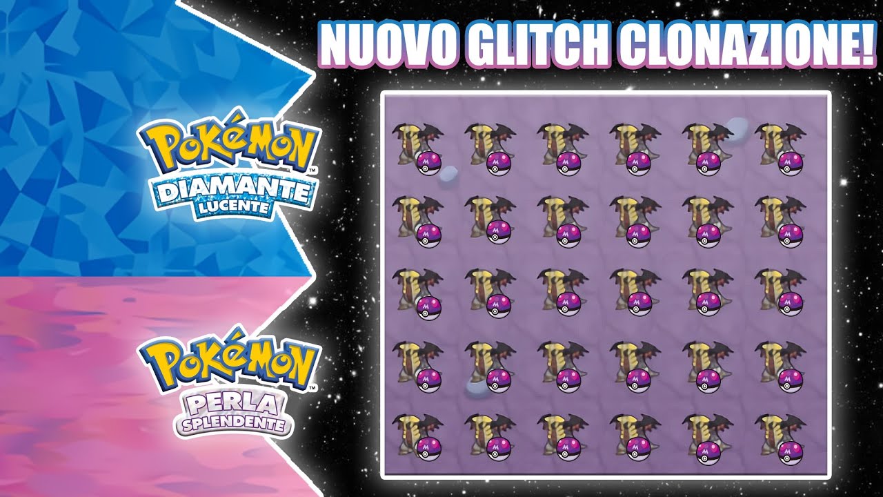 NUOVO GLITCH CLONAZIONE 1.1.2. in Pokémon Diamante Lucente e Perla Splendente!