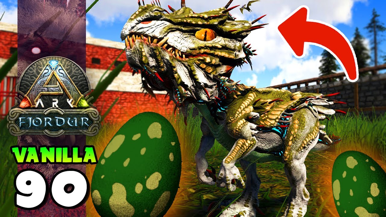 BABYS VELONASSAUROS E GIGANOS!!! ARK: FJORDUR (VANILLA) 90