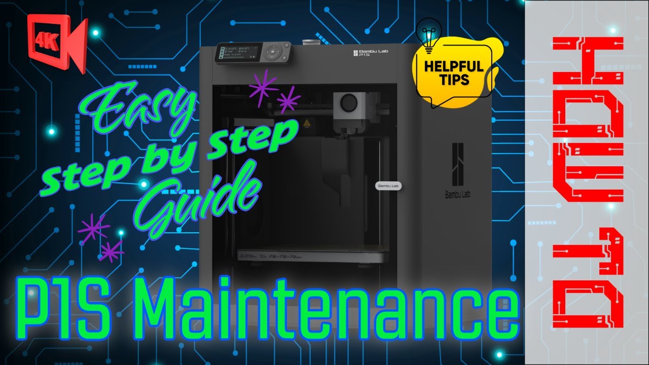 Bambu Lab P1S Maintenance Guide | Step-by-Step Cleaning & Lubrication Tutorial