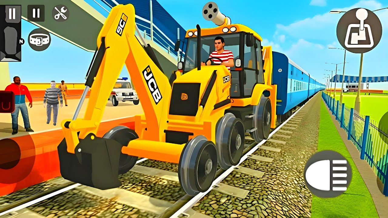 Franklin Purchase Lexriy New JCB Train Railway Station 🤑 Indian Theft Auto Simulator | New update 🤩💥