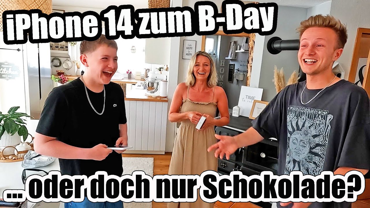 iPhone 14 zum Geburtstag - oder doch nur Schokolade? 🤣 TipTapTube