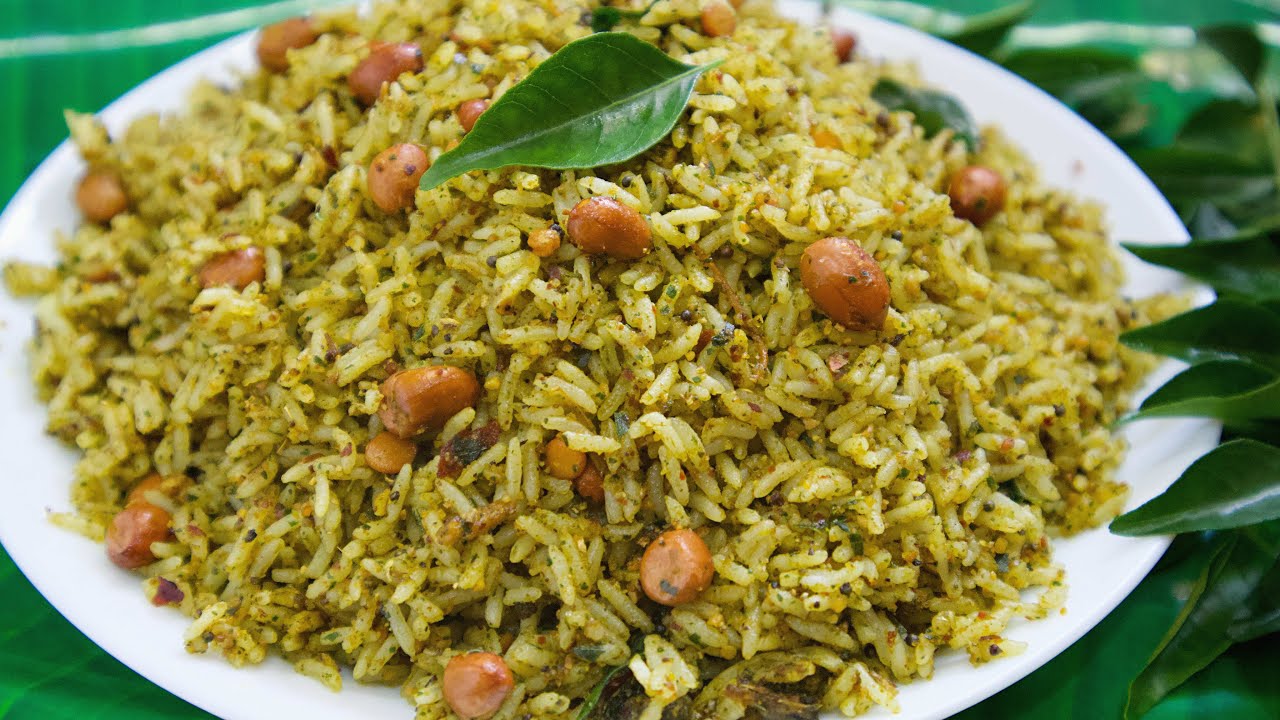 కరివేపాకు రైస్ Just 2 minsలో టేస్టీగా రెడీ| Curry Leaf Rice | Healthy Lunch | Rice | Karivekapu Rice
