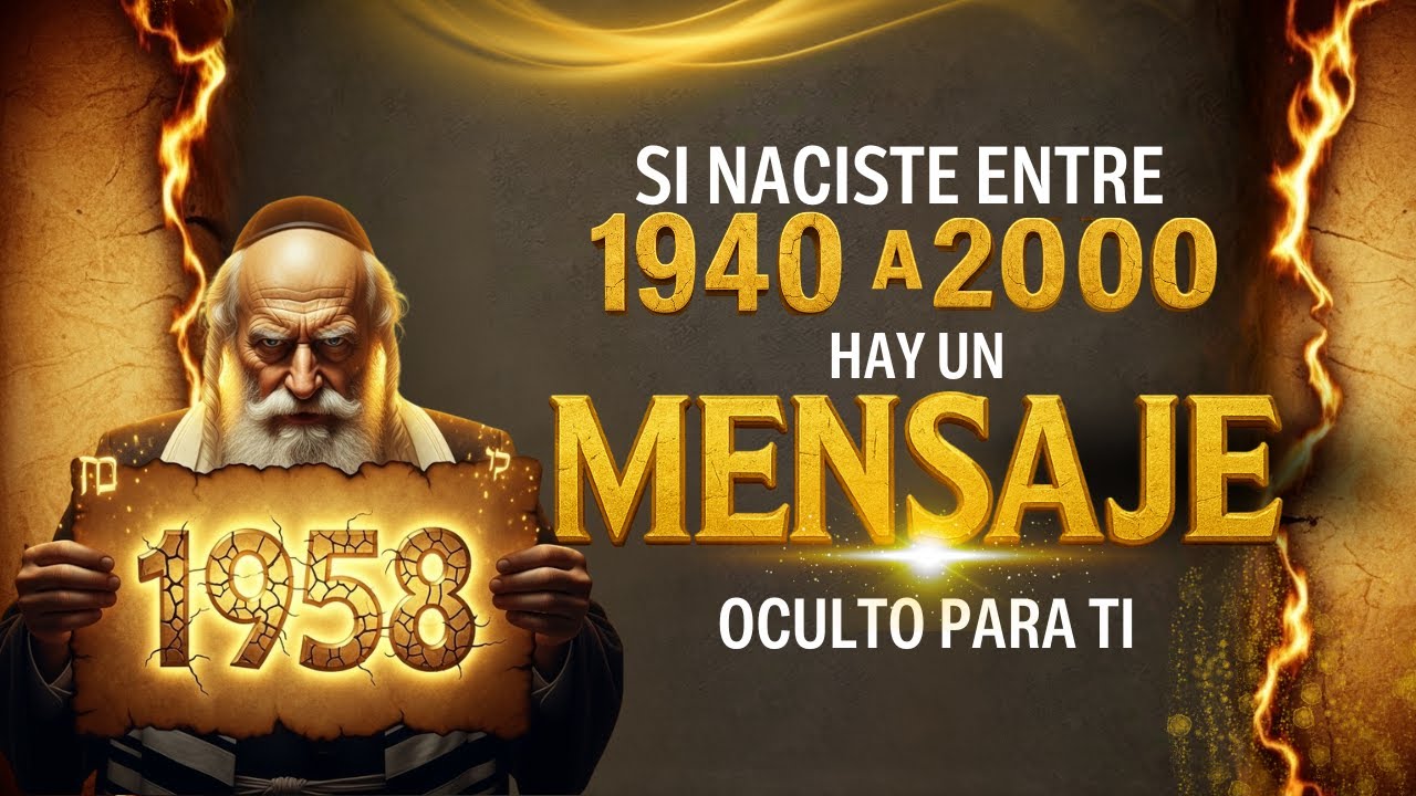 Descubre la VERDAD oculta detrás de tu AÑO DE NACIMIENTO - Enseñanzas de los SABIOS de Israel